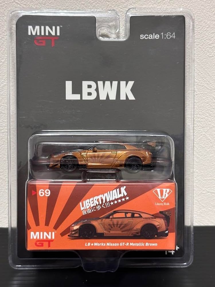 minigt gtr LBWK メタリックブラウン